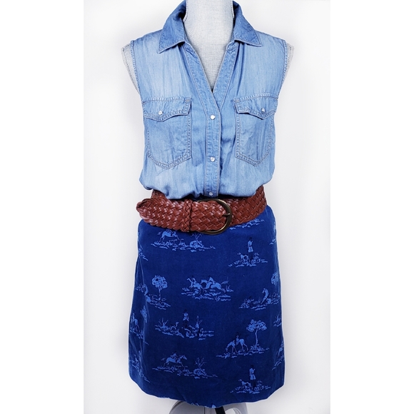Lilly Pulitzer Dresses & Skirts - SOLD* Lilly Pulitzer Corduroy Foxhunt  Skirt 6